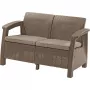 KETER Καναπές κήπου διθέσιος Corfu Love Seat μπεζ