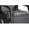 KETER Καρέκλες κήπου Corfu Duo Set γκρι