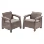 KETER Καρέκλες κήπου Corfu Duo Set μπεζ