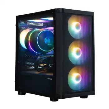 Zalman M4 SE Μαύρο mATX Mini Tower Κουτί PC με 6x 120mm FRGB ανεμιστήρες