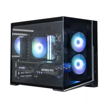 Zalman D30 Μαύρο mATX Mini Tower Κουτί PC με 3x 120mm ARGB ανεμιστήρες και πλαϊνό τμήμα από σκληρυμένο γυαλί