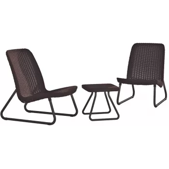 KETER Σετ Επίπλων Κήπου Rio Patio Set Καφέ
