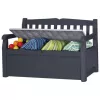 KETER Παγκάκι αποθήκευσης Eden Garden Bench 265L γκρι