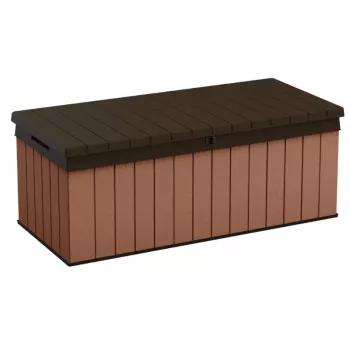 KETER Κουτί αποθήκευσης Darwin 380L καφέ