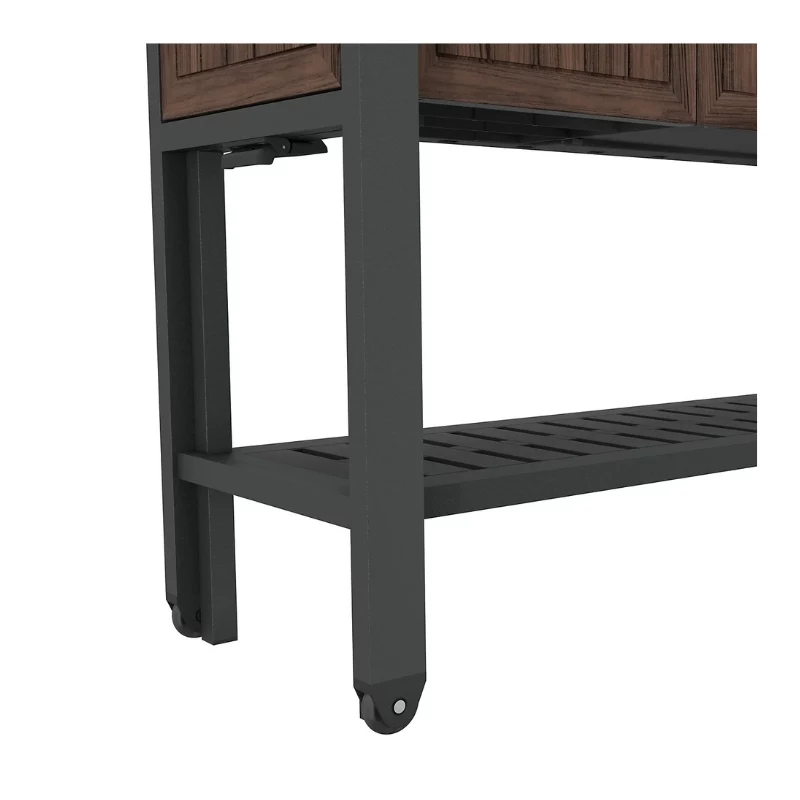 KETER Extendable Party Station τραπέζι πάρτι καρυδί