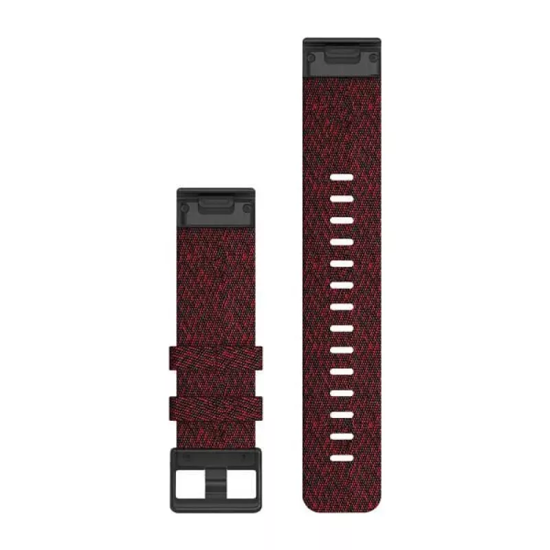 GARMIN Αξεσουάρ, fenix 6 22mm QuickFit Heathered Red Nylon Λουράκι
