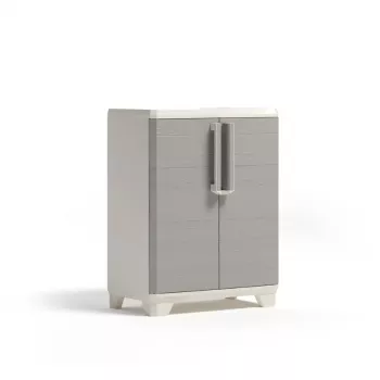 KETER Linear ξύλινο ντουλάπι βάσης 68x39x90cm ανοιχτό μπεζ/ανοιχτό γκρι