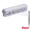 RAYEN Συρόμενο σχοινί απλώματος 22m με 10 τεμ. μανταλάκια