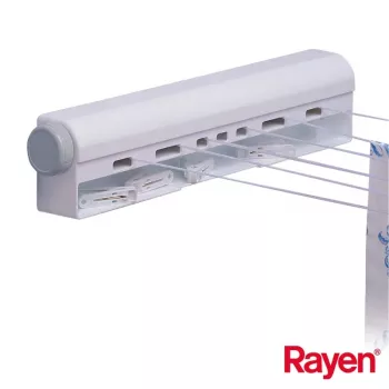 RAYEN Συρόμενο σχοινί απλώματος 22m με 10 τεμ. μανταλάκια