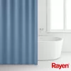 RAYEN Κουρτίνα μπάνιου 180x200cm μπλε, Πολυεστέρας