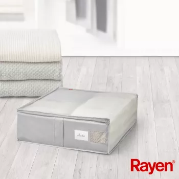 RAYEN Premium γκρι κουτί κλινοσκεπασμάτων 65x55x20cm