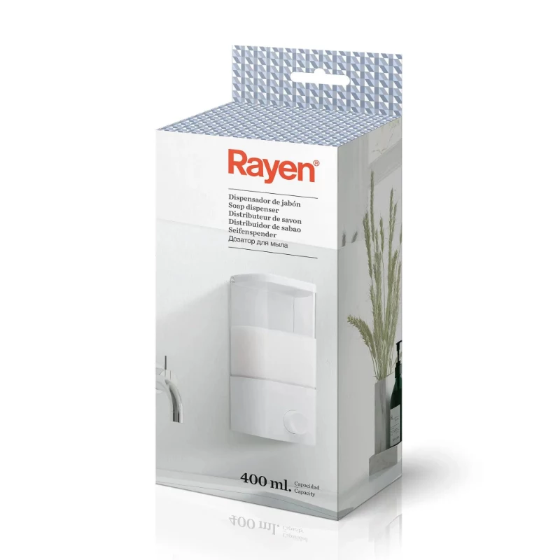 RAYEN Αντλία υγρού σαπουνιού / λευκό / 400ml