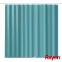 RAYEN Κουρτίνα μπάνιου 180x200cm γαλάζια, Πολυεστέρας
