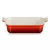 LE CREUSET Ορθογώνιο ταψί Heritage Κεραμικό 26x19cm / 2,4L κόκκινο