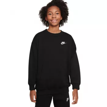 Nike Sportswear Club Fleece παιδικό φούτερ μαύρο FD2923 010 L
