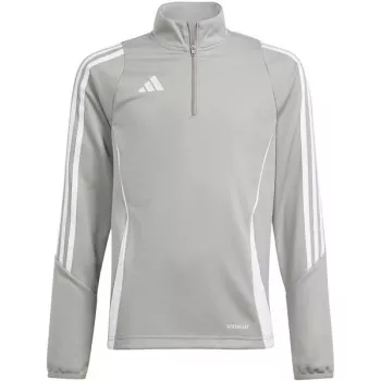 adidas Tiro 24 προπονητικό μπλουζάκι παιδικό φούτερ γκρι IR9363 116cm