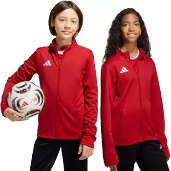 adidas Entrada 26 προπονητικό μπουφάν για παιδιά κόκκινο JZ6612 140cm