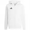 adidas Entrada 26 Full Zip Hoodie παιδικό φούτερ λευκό KH1783 164cm