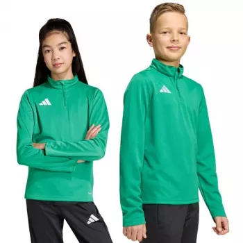 adidas Entrada 26 παιδικό προπονητικό μπλουζάκι φούτερ πράσινο JZ6632 116cm