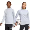 adidas Entrada 26 παιδικό προπονητικό μπλουζάκι φούτερ ανοιχτό γκρι JZ6637 140cm