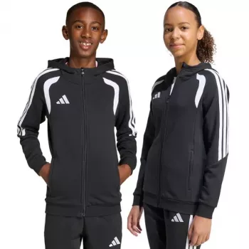 adidas Tiro 26 League Sweat Full Zip Hoodie παιδικό φούτερ μαύρο KF3324 164cm