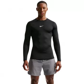 Nike Dri-Fit Pro ανδρικό μακρυμάνικο μπλουζάκι, μαύρο, FB7919 010 2XL