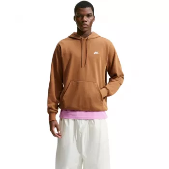 Ανδρικό Nike Club FT PO Hoodie φούτερ ανοιχτό καφέ FN3866 270 2XL
