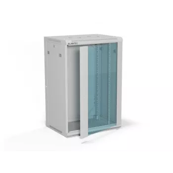 A-LAN ALANTEC 19 18U 600x450 Ερμάριο τοίχου, γκρι