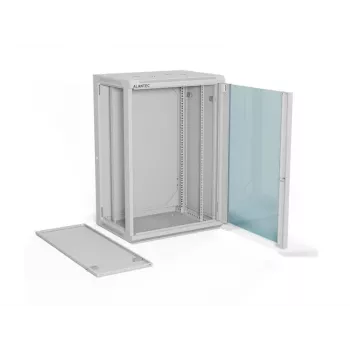 A-LAN ALANTEC 19 18U 600x450 Ερμάριο τοίχου, γκρι