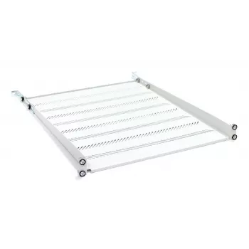 DIGITUS TN-19-550-1U-GY σταθερό ράφι rack 1U, βάθος 550 mm, γκρι RAL 7035, αντοχή 25 kg
