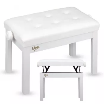 V-TONE PB3 WH πάγκος πιάνου για keyboard λευκό δερματίνη
