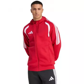 adidas Tiro 26 League Sweat Full Zip ανδρικό φούτερ με κουκούλα κόκκινο KF9106 2XL