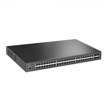 TP-Link JetStream TL-SG3452XP Διακόπτης δικτύου Managed L2+ Gigabit Ethernet (10/100/1000) Υποστήριξη PoE 1U Μαύρο
