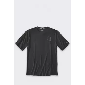 Sun Defender Lightweight Logo κοντομάνικο T-Shirt μαύρο