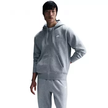 Nike Club BB FZ Hoodie ανδρικό φούτερ με κουκούλα γκρι FN3861 063 2XL