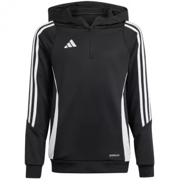 Παιδικό μπουφάν με κουκούλα adidas Tiro 24 Training Hoodie μαύρο IJ9960 164cm