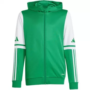 Παιδικό φούτερ με κουκούλα adidas Squadra 25 Hoody πράσινο-λευκό JP3163 128cm