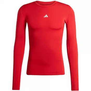 adidas Techfit Long Sleeve Tee ανδρικό μπλουζάκι κόκκινο JP2926 2XL