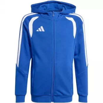 Παιδικό φούτερ με κουκούλα adidas Tiro 26 League Sweat Full Zip Hoodie μπλε KF9102 152cm