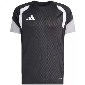 adidas Tiro 26 Competition Training ανδρικό αθλητικό μπλουζάκι μαύρο-γκρι-λευκό JX4254 S