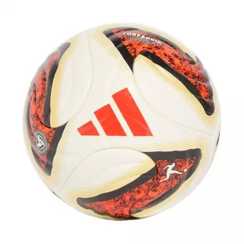 adidas Bundesliga 26/27 Torfabrik Pro ποδοσφαιρική μπάλα λευκή-πορτοκαλί-χρυσή KG6037 5