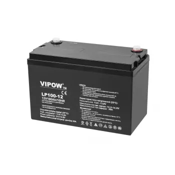VIPOW μπαταρία gel 12V 100Ah