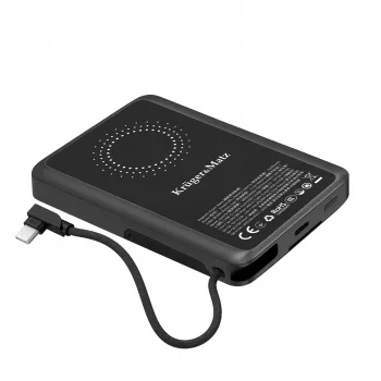 KRUGER & MATZ KM0916 powerbank 10000 mAh με Quick Charge 3.0 και Power Delivery 3.0, μαύρο