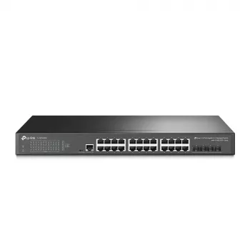 TP-Link JetStream TL-SG3428X Δικτυακός διακόπτης Managed L2+/L3 Gigabit Ethernet (10/100/1000) 1U Μαύρο