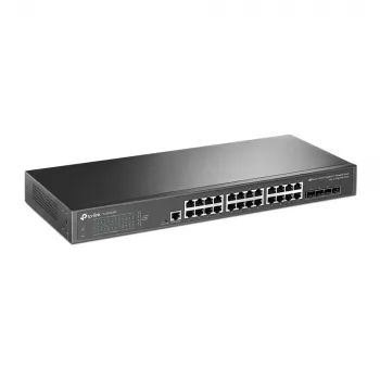 TP-Link JetStream TL-SG3428X Δικτυακός διακόπτης Managed L2+/L3 Gigabit Ethernet (10/100/1000) 1U Μαύρο