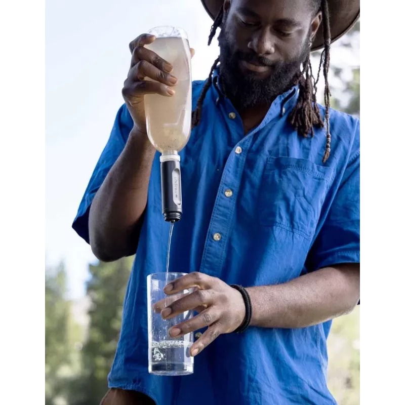 Peak Series-μαύρο LIFESTRAW Μεμβρανικό Μικροφίλτρο