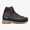 Scarpa Zodiac Tech GTX ορειβατικά παπούτσια, GORE-TEX Performance Comfort, δέρμα Perwanger, σόλα Vibram-Mont, Anthracite/Tonic Orange, EU 44
