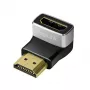 LogiLink AH0005A Προσαρμογέας HDMI 8K 90° Βύσμα αρσενικό σε υποδοχή θηλυκή 48 Gbps Μαύρο