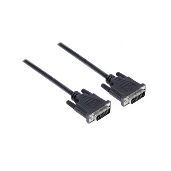 EXSYS καλώδιο DVI-D Dual Link 24+1 Pin αρσενικό σε αρσενικό 5m μαύρο EX-K6310-5