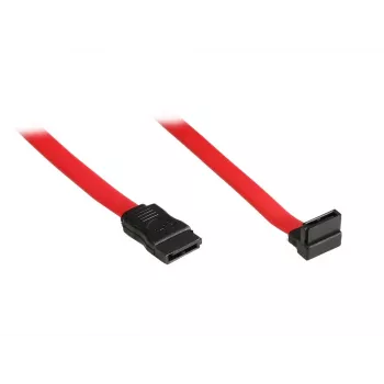 EXSYS Καλώδιο δεδομένων SATA III με γωνιακό βύσμα, 0,5 m, Κόκκινο EX-K3605